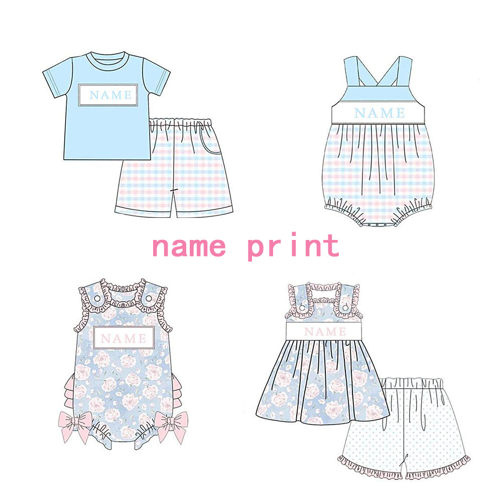 Baby Clothing Boutique - Custom Design Children Matching Boutique Outfit