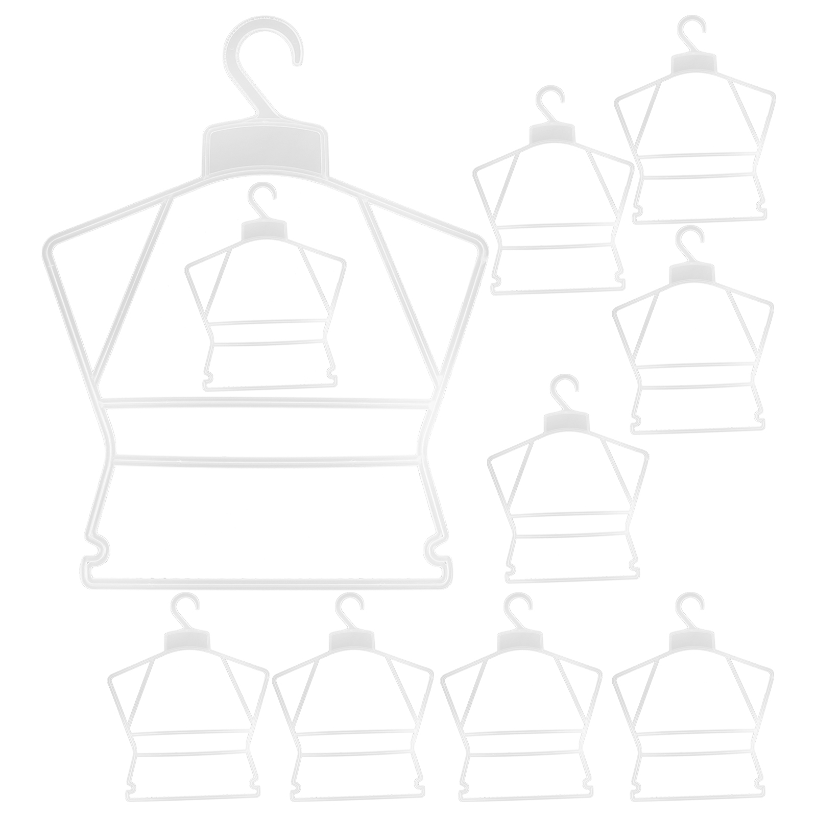 Baby Clothing Cupboard - 10pcs Baby Hangers Toddler Clothes Hanger