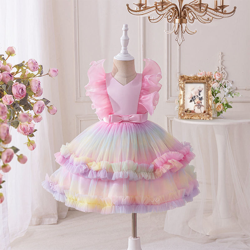 Baby Xmas Clothing - Baby New Mesh Princess Dress Girls