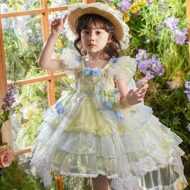 Baby Clothing High End - Girls High-end Lolita Princess Dress Children