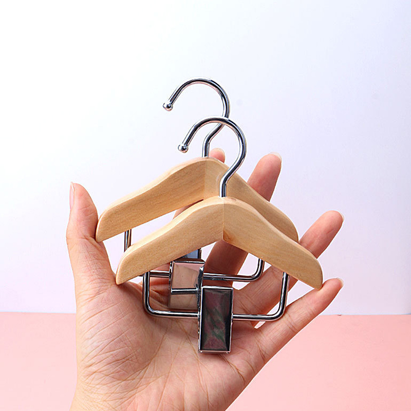 Baby Clothing Cupboard - 1pc Mini Clothes Hanger Premium Wood