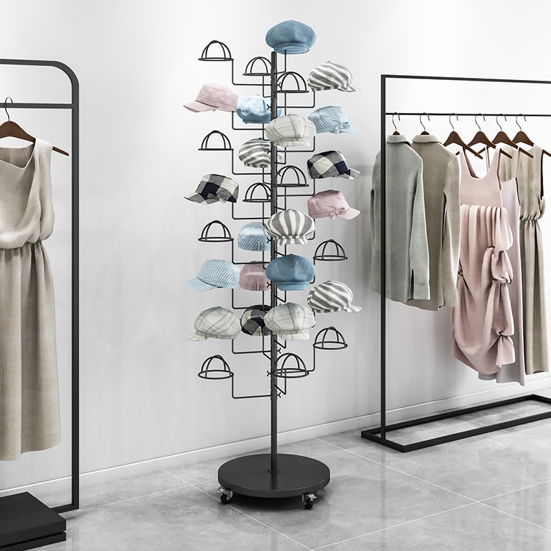 Baby Clothing Rack - Hat display stand Floor-to-ceiling women's clothing