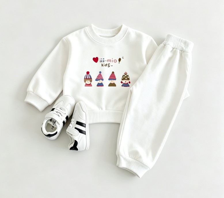 Baby Clothing Neutral - Neutral Toddler Cute Loungewear Set Long