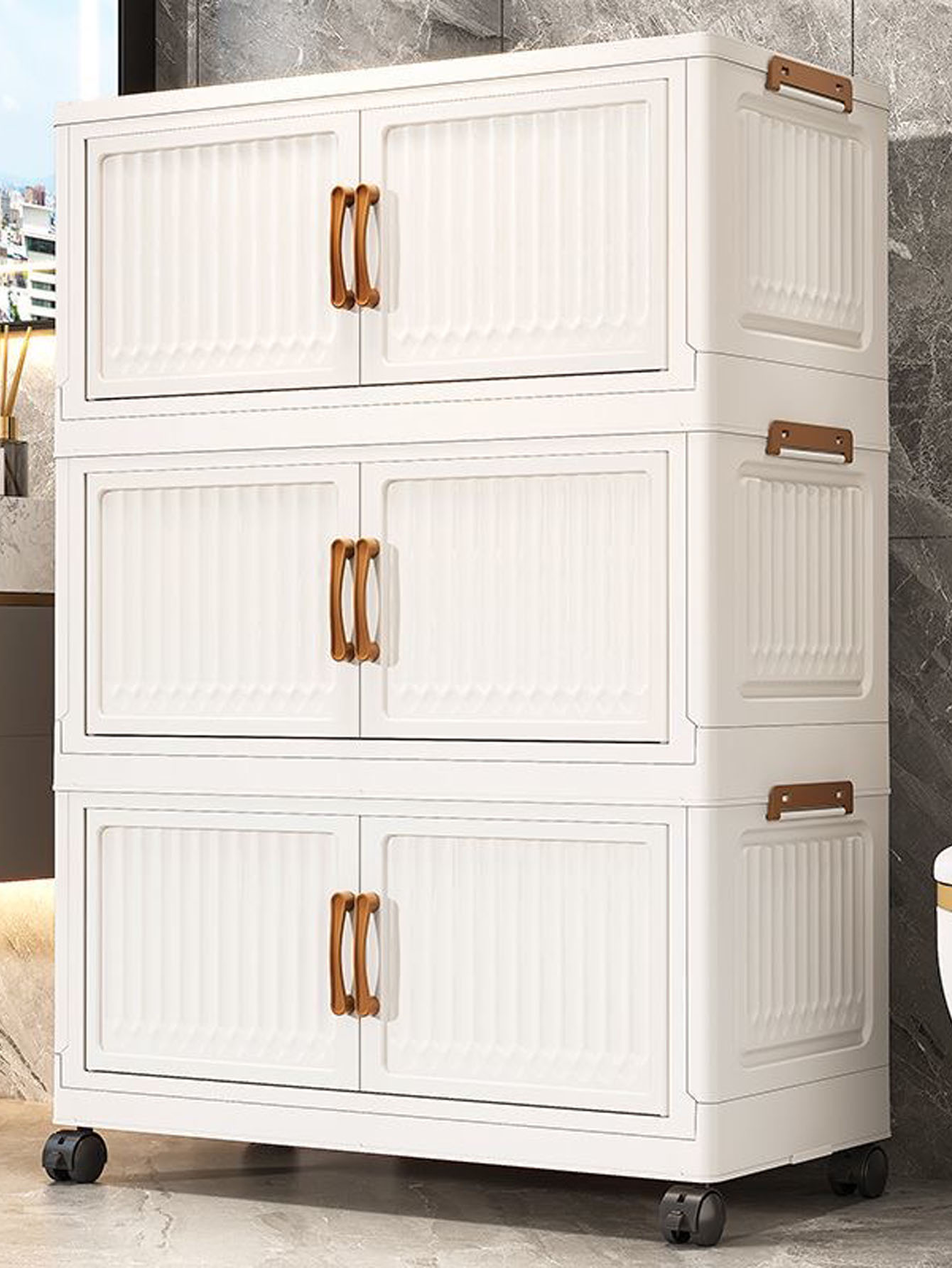 Foldable No-Install Multi-Laye - Baby Clothing Cupboard ulasan dan harga