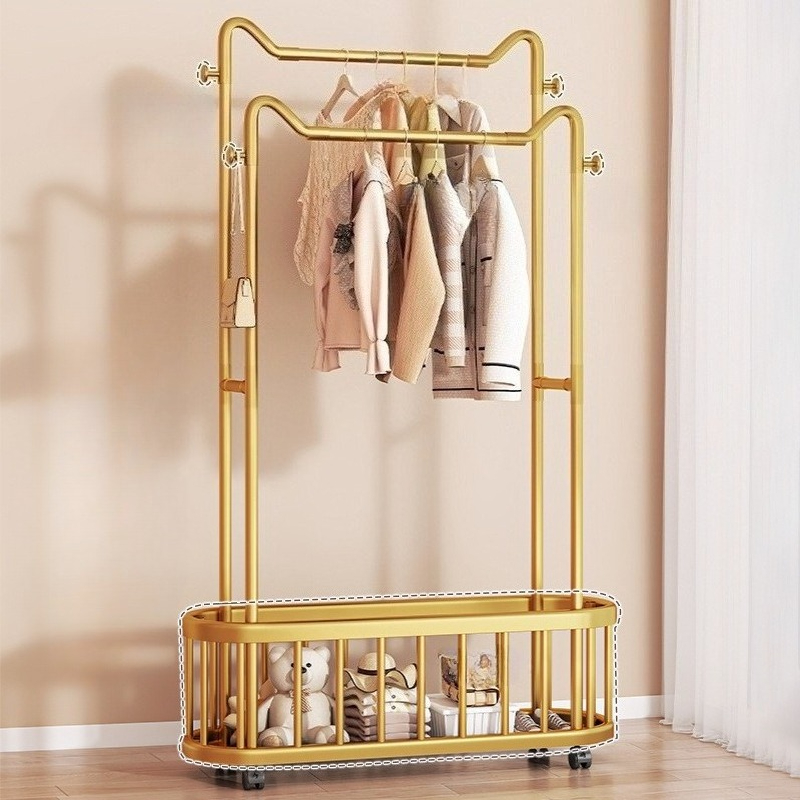 Household Clothes Hanger Floor - Baby Clothing Rack ulasan dan harga