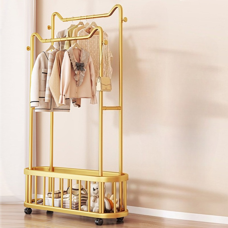 Household Clothes Hanger Floor - Baby Clothing Rack ulasan dan harga