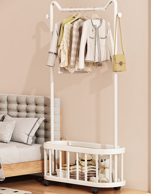 Household Clothes Hanger Floor - Baby Clothing Rack ulasan dan harga