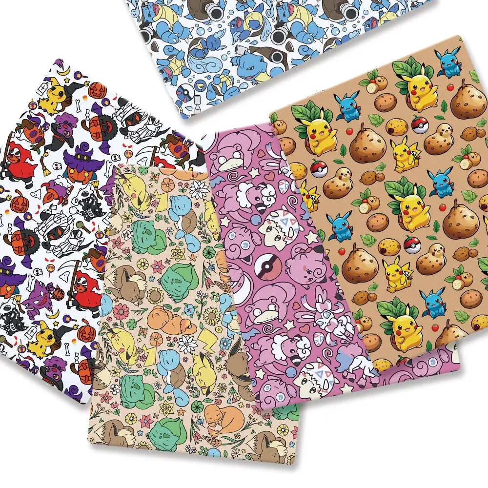Pokemon Cartoon Fabric140*50cm - Baby Clothing In Japan ulasan dan harga