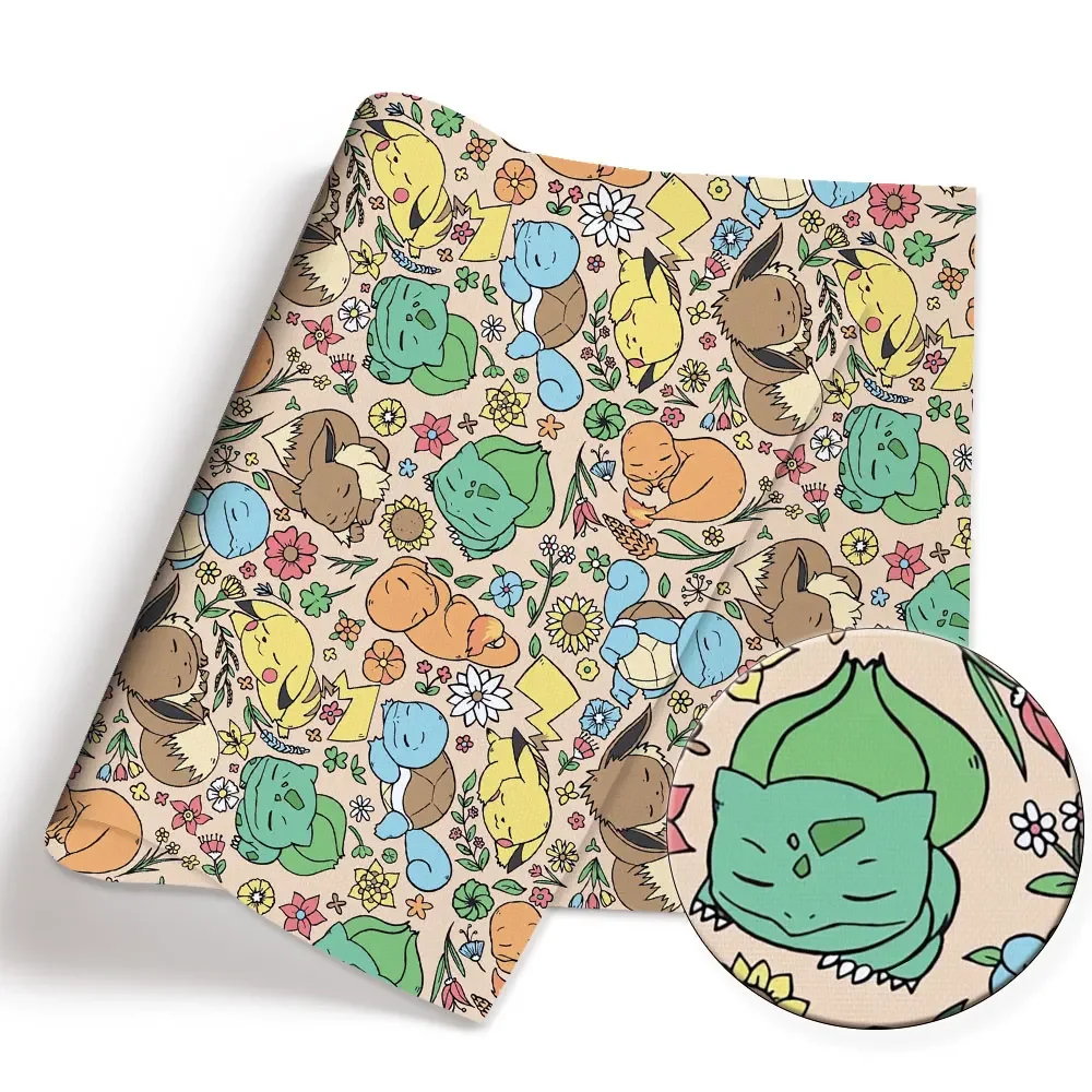 Pokemon Cartoon Fabric140*50cm - Baby Clothing In Japan ulasan dan harga