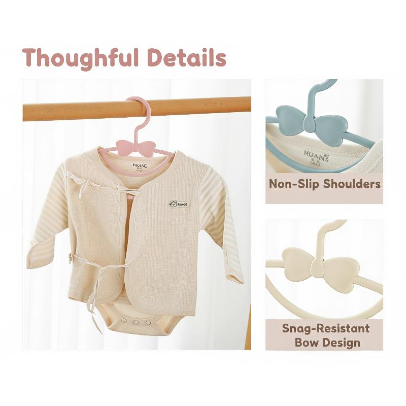 12PCS Baby Kids Clothes Hanger - Baby Clothing Rack ulasan dan harga