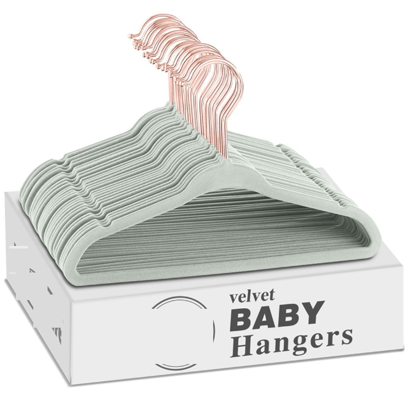 Velvet Hangers for Clothes 10P - Baby Clothing Rack ulasan dan harga