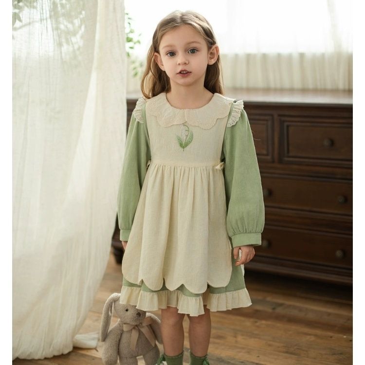 Eid New Girl Velvet Lace Lolit - Baby Xmas Clothing ulasan dan harga