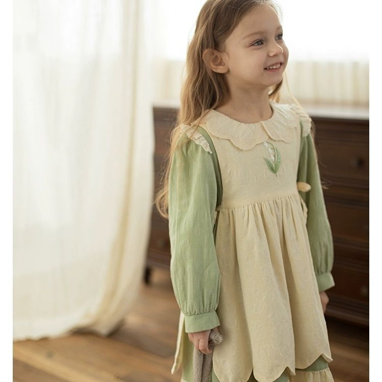 Eid New Girl Velvet Lace Lolit - Baby Xmas Clothing ulasan dan harga