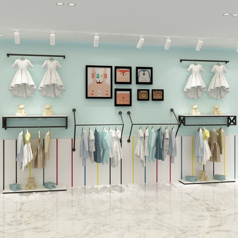 Children Garment Store Furnitu - Baby Clothing Rack ulasan dan harga