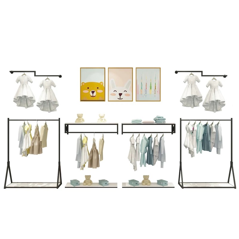 Children Garment Store Furnitu - Baby Clothing Rack ulasan dan harga