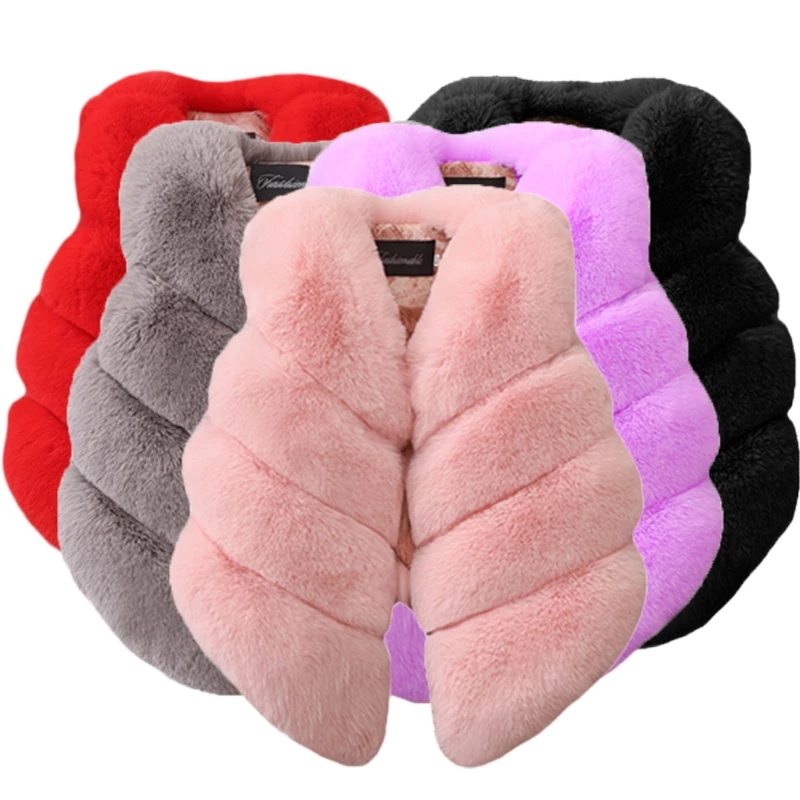 Baby Girls Faux Fur Vest Outfi - Baby Xmas Clothing ulasan dan harga
