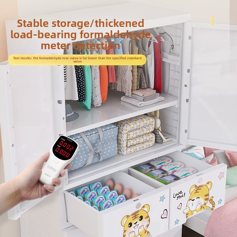 Thickened plastic five-bucket  - Baby Clothing Cupboard ulasan dan harga
