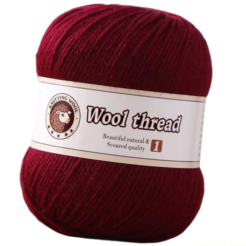 QX2E Multicolored Wool Acrylic - Baby Clothing Yarn ulasan dan harga