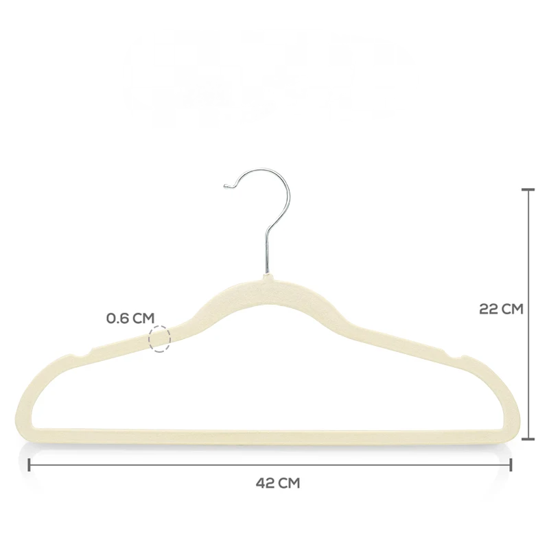 Velvet Clothes Hangers for Sui - Baby Clothing Rack ulasan dan harga
