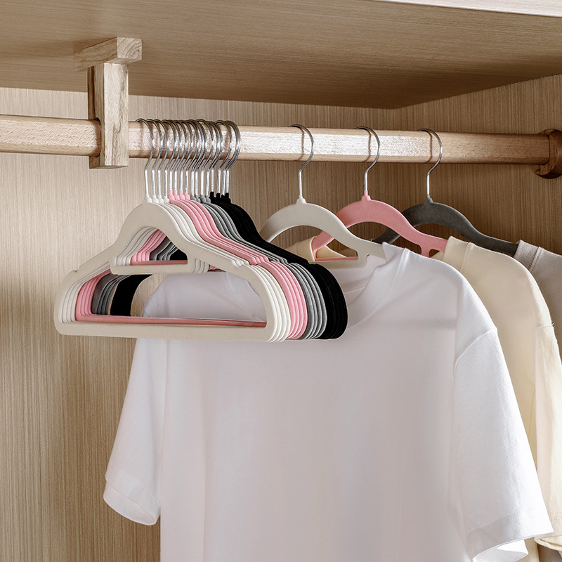 Velvet Clothes Hangers for Sui - Baby Clothing Rack ulasan dan harga