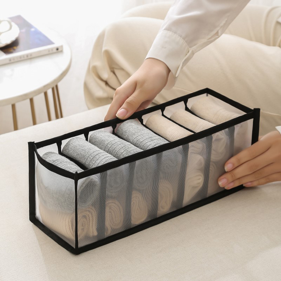 House Storage Box Nylon Mesh B - Baby Clothing Cupboard ulasan dan harga
