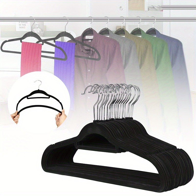 Premium Velvet Hangers with 36 - Baby Clothing Rack ulasan dan harga