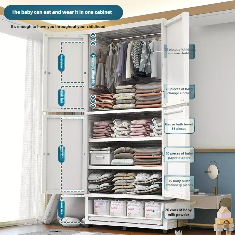 Baby Wardrobe Children's Stora - Baby Clothing Cupboard ulasan dan harga