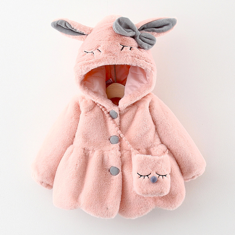 Cute Rabbit Ears Plush Baby Ja - Baby Xmas Clothing ulasan dan harga