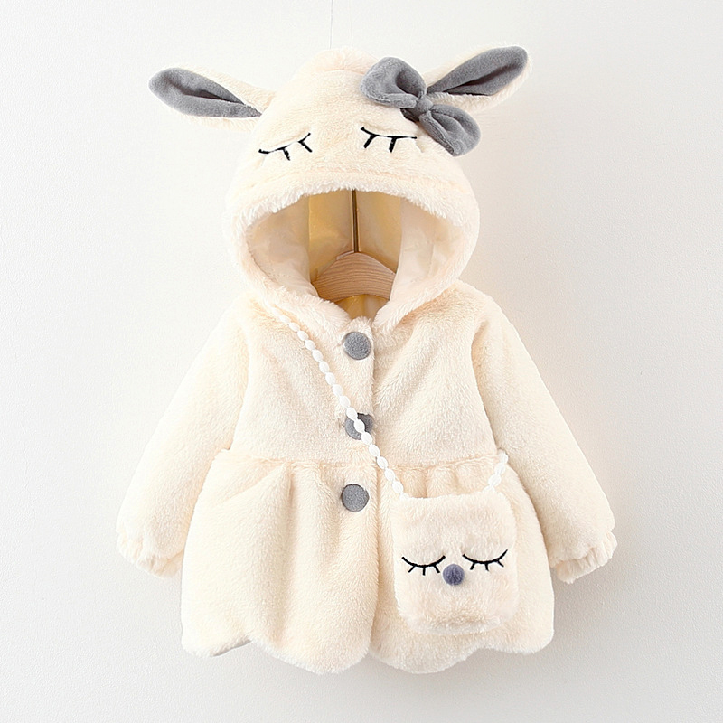 Cute Rabbit Ears Plush Baby Ja - Baby Xmas Clothing ulasan dan harga
