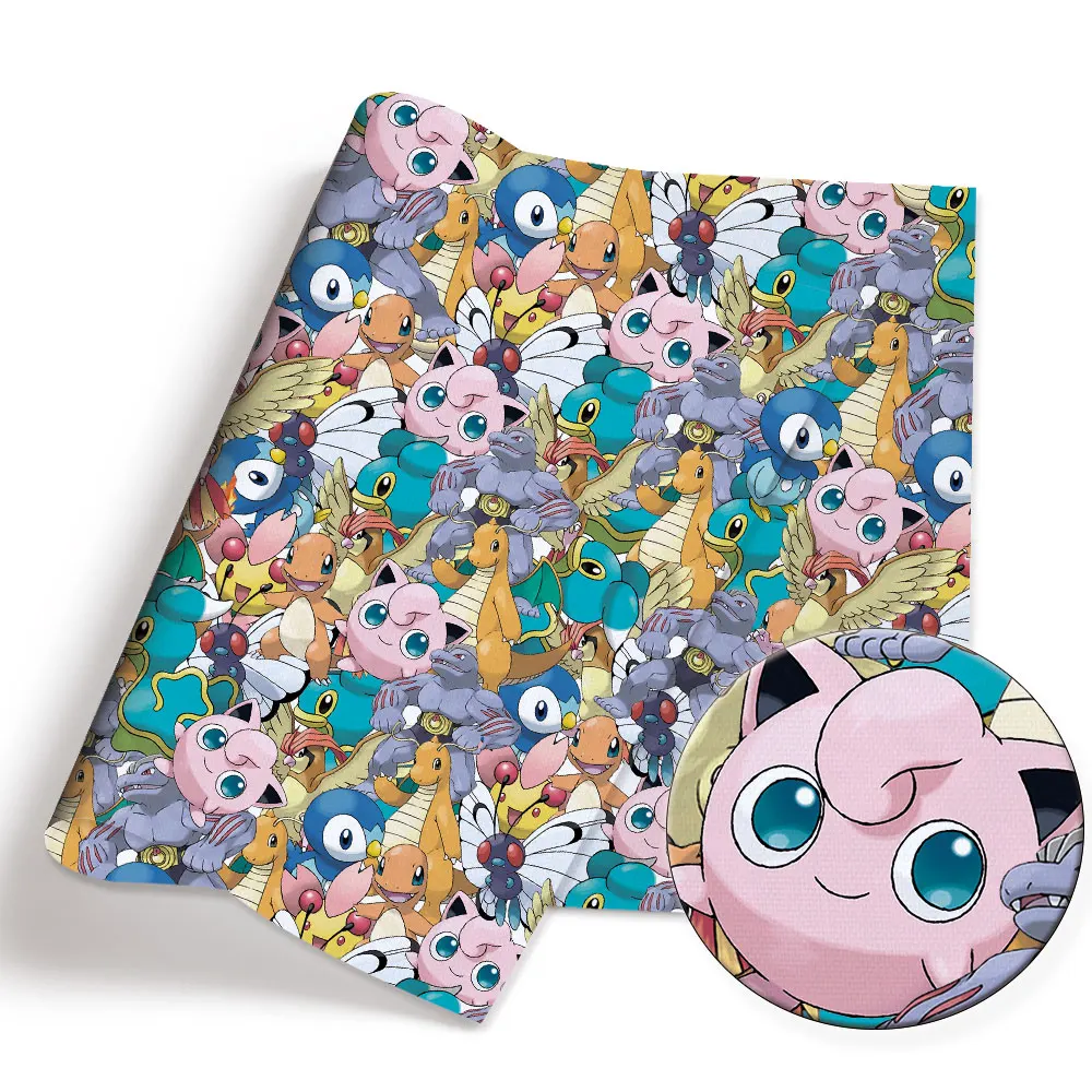 Pokemon Cartoon Fabric140*50cm - Baby Clothing In Japan ulasan dan harga
