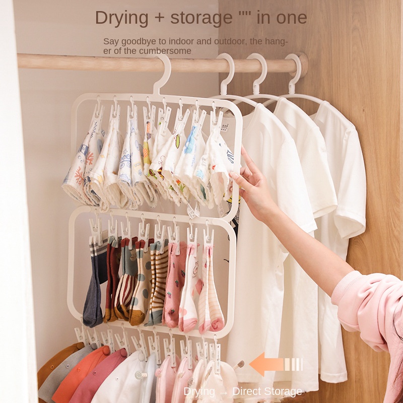 3881 Baby Cloth Hanger Househo - Baby Clothing Cupboard ulasan dan harga