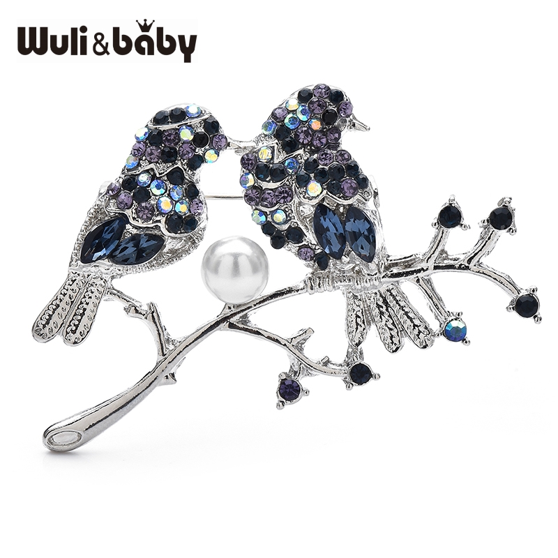 Wuli&baby Crystal Couple Birds - Baby Xmas Clothing ulasan dan harga