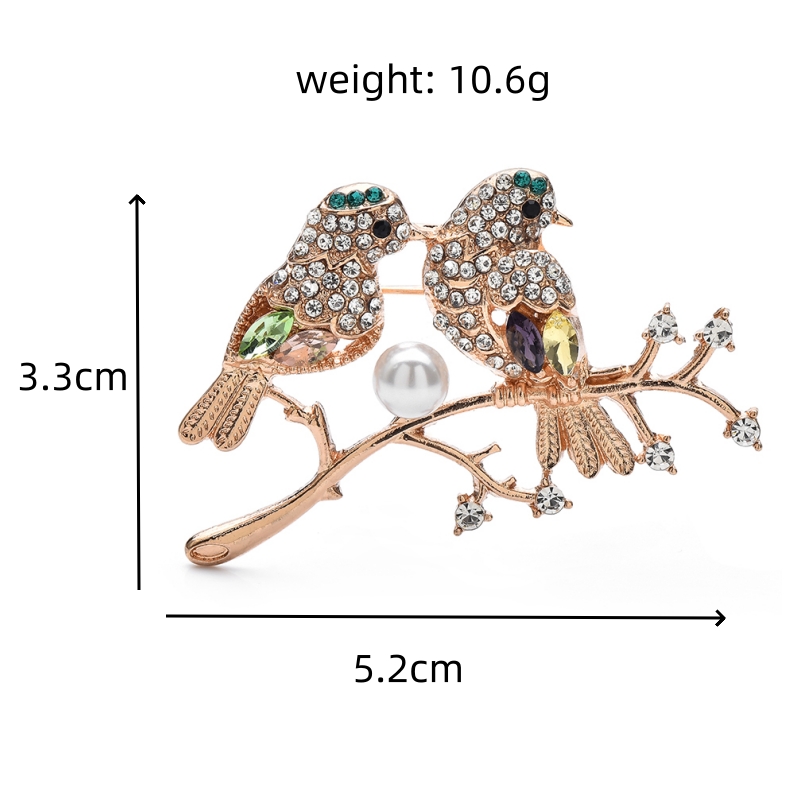 Wuli&baby Crystal Couple Birds - Baby Xmas Clothing ulasan dan harga