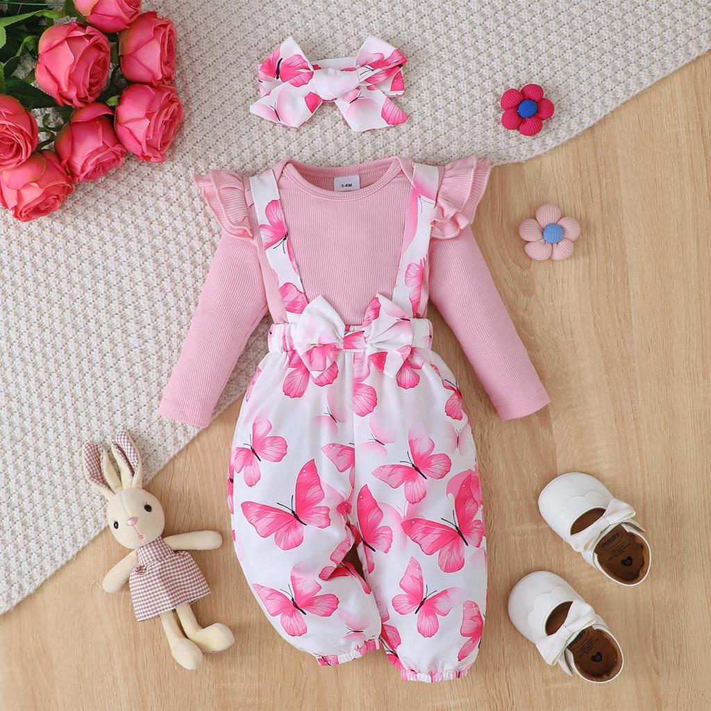 3PCS Clothes Outfits for 1-24M - Baby Xmas Clothing ulasan dan harga