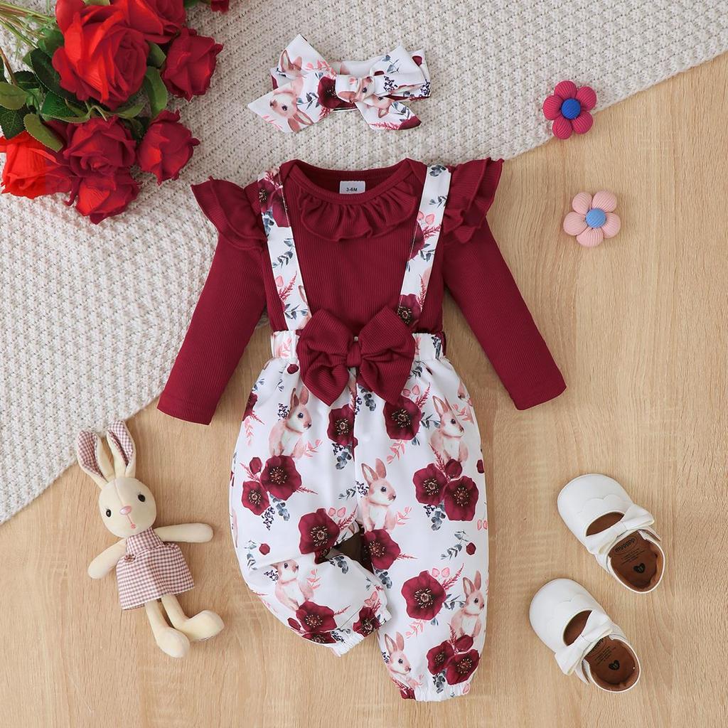 3PCS Clothes Outfits for 1-24M - Baby Xmas Clothing ulasan dan harga