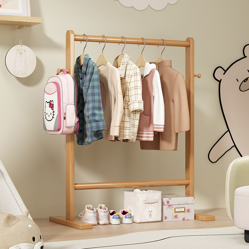 Small bamboo hat rack, floor h - Baby Clothing Rack ulasan dan harga