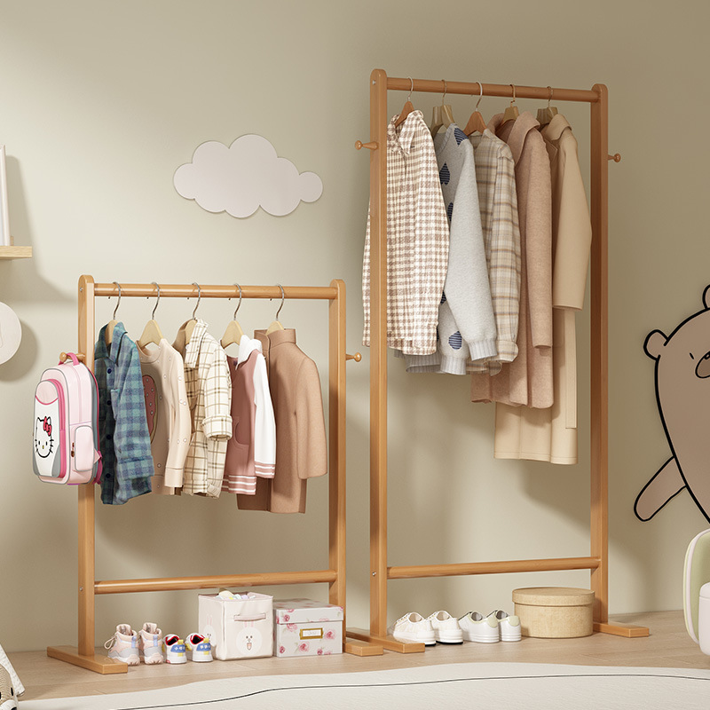 Small bamboo hat rack, floor h - Baby Clothing Rack ulasan dan harga