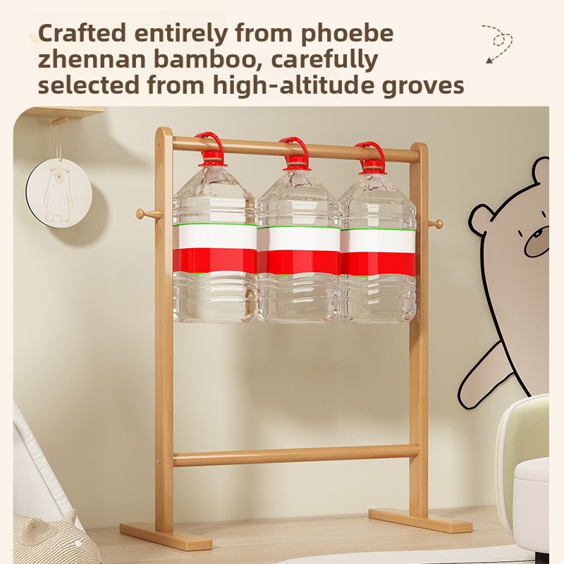 Small bamboo hat rack, floor h - Baby Clothing Rack ulasan dan harga
