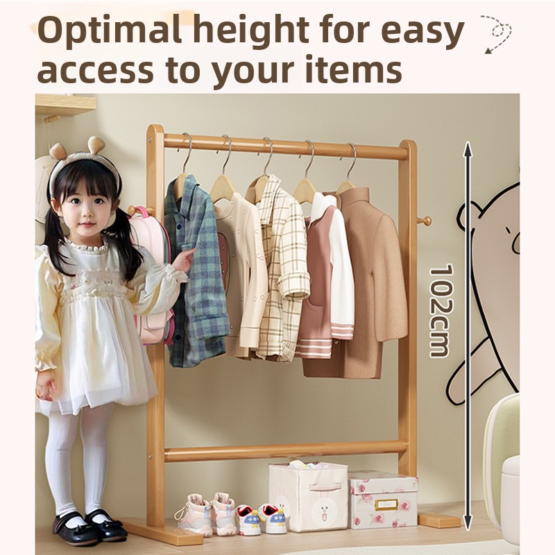 Small bamboo hat rack, floor h - Baby Clothing Rack ulasan dan harga